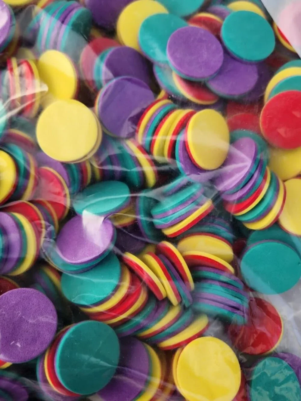 Lakeshore Foam Place Value Disks Discs Counters Educational Math Manipulatives T